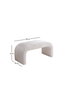 Atelier Del Sofa Nu Bench Fitilli - Blanco